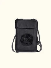 Zola - Washed Leather Rose phone Handbag