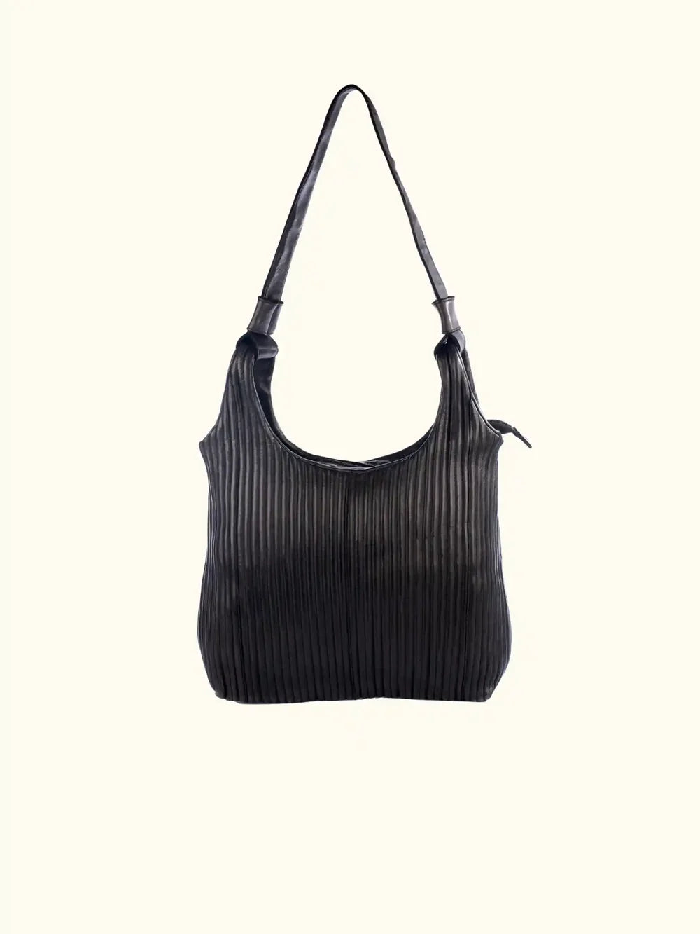 CAMILLA - Washed Leather Shoulder Bag