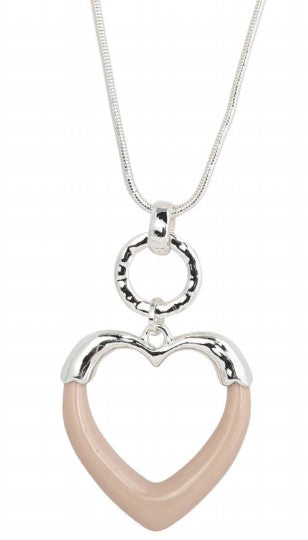 MERX - RESIN OPEN HEART NECKLACE