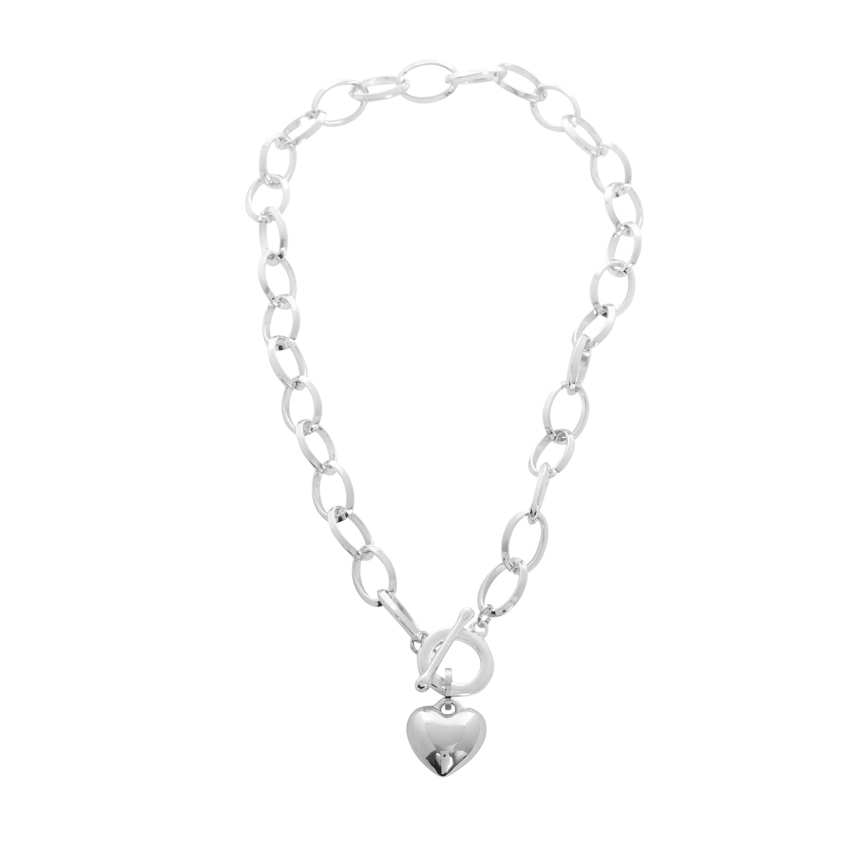 Chain & Heart Necklace - Suttles & Seawinds