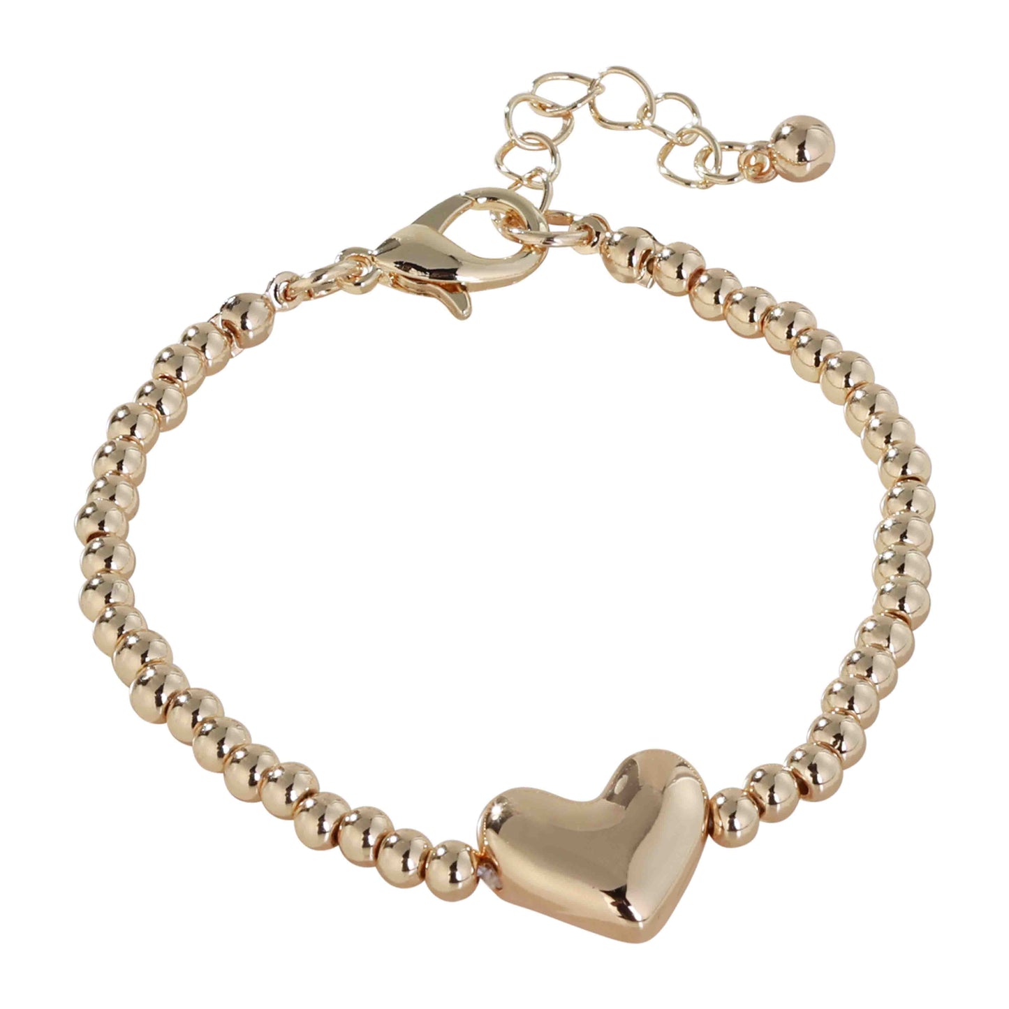 MERX - BEAD BRACELET WITH HEART CHARM