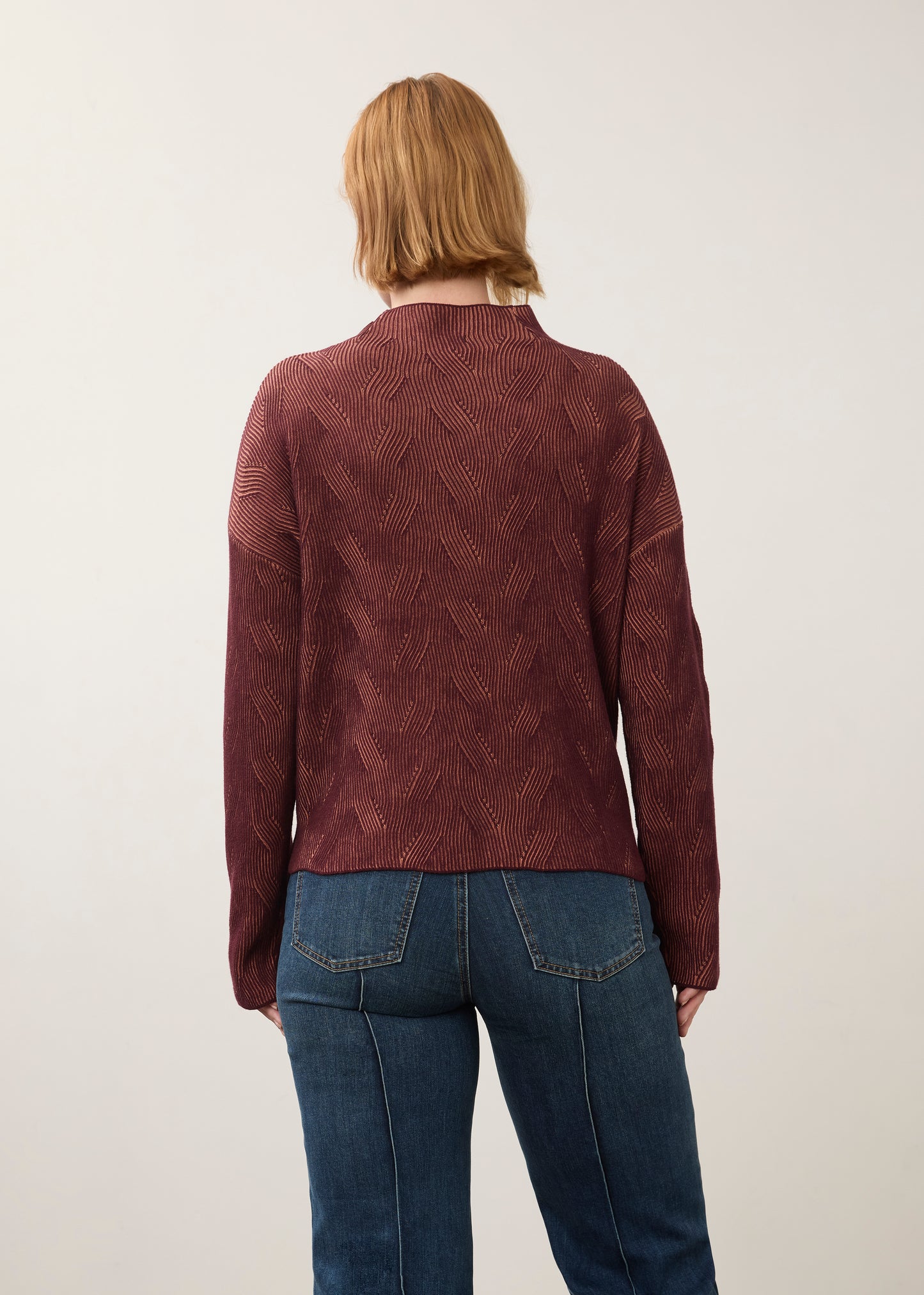 Long Sleeve Funnel Neck