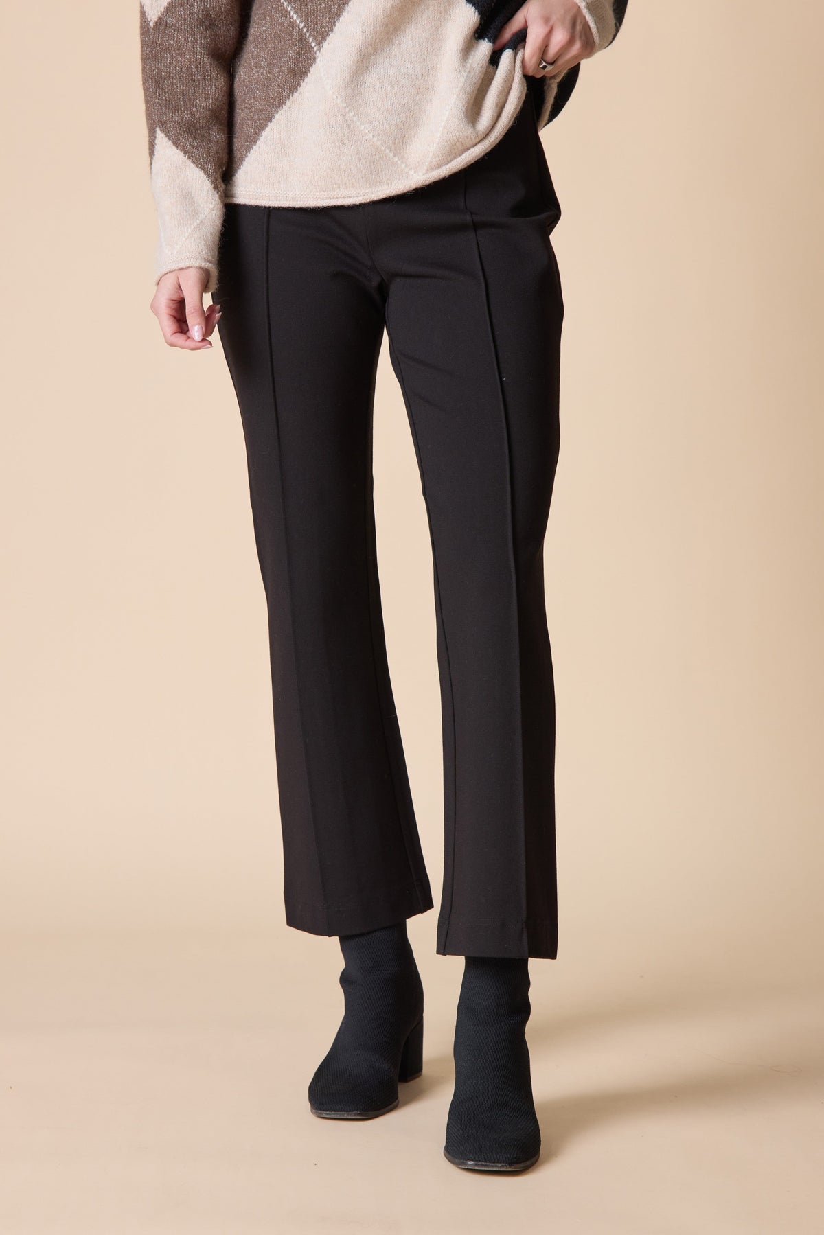 Kickflare Pant in Black Solid