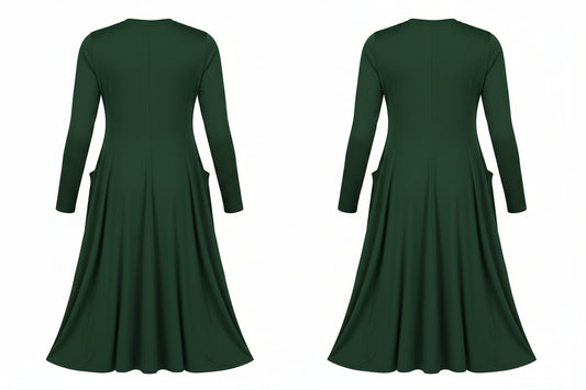 Jersey Long Sleeve Dress