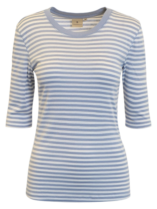Cotton/Modal Stripe T-Shirt - Suttles & Seawinds