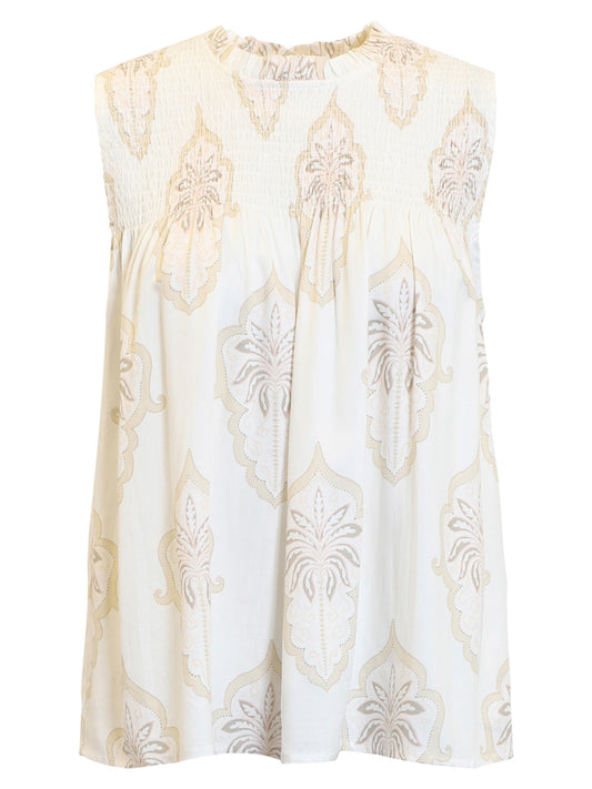 Sleeveless Printed Top - Suttles & Seawinds