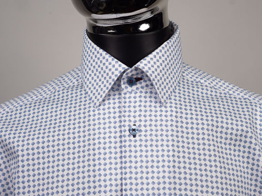 Long Sleeve Shirt Diamond Pattern