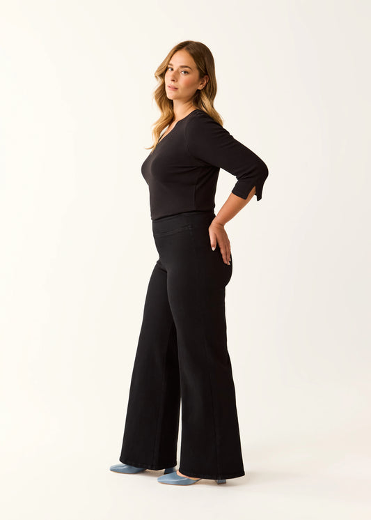 FDJ - PULL-ON WIDE LEG Beyond Denim