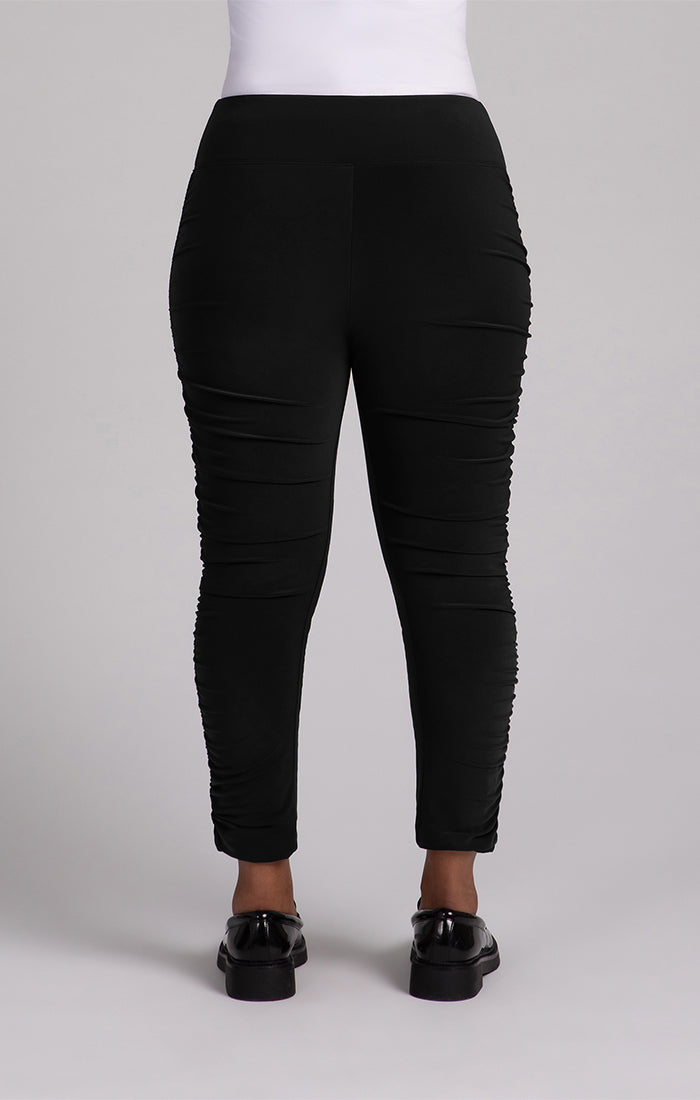 SYMPLI - RUCHED SKINNY LEG PANT
