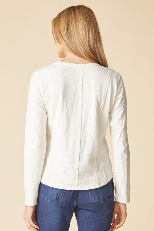HABITAT Princess Seamed Tee in White
