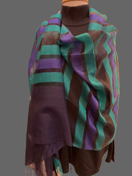 RADIANCE - SILK & WOOL LIGHTWEIGHT SCARF