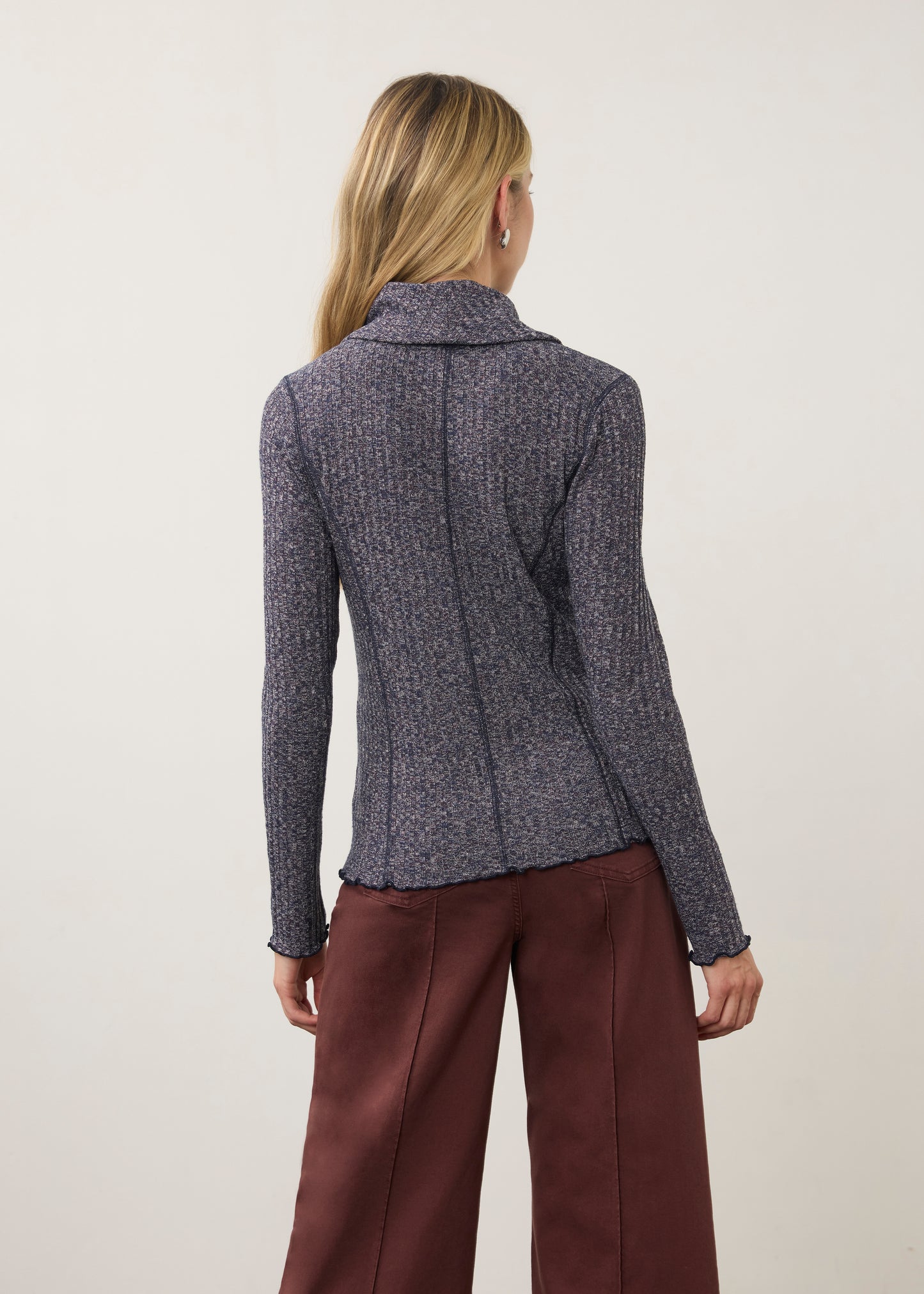 Long Sleeve Cowl Neck Top