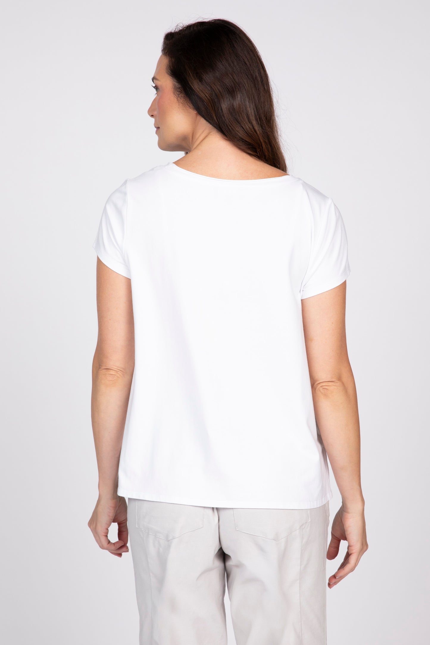 Cap Sleeve Tee Solid