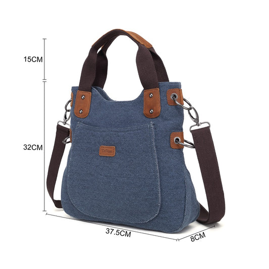 COTTON LINED SHOULDER BAG