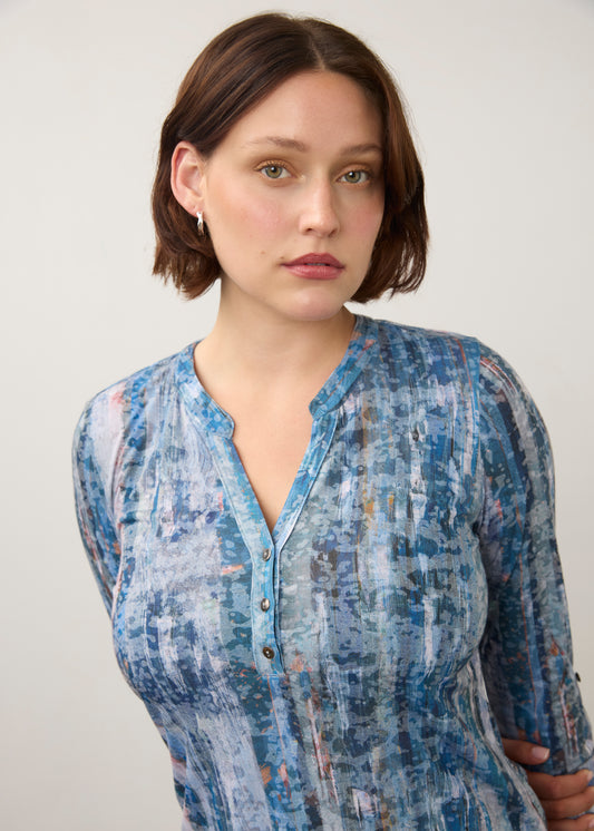 Henley Top Gravity Indigo