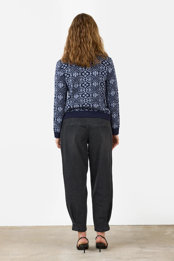 Blue Pattern Sweater
