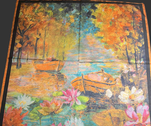 REVERSIBLE SILK SCARVES