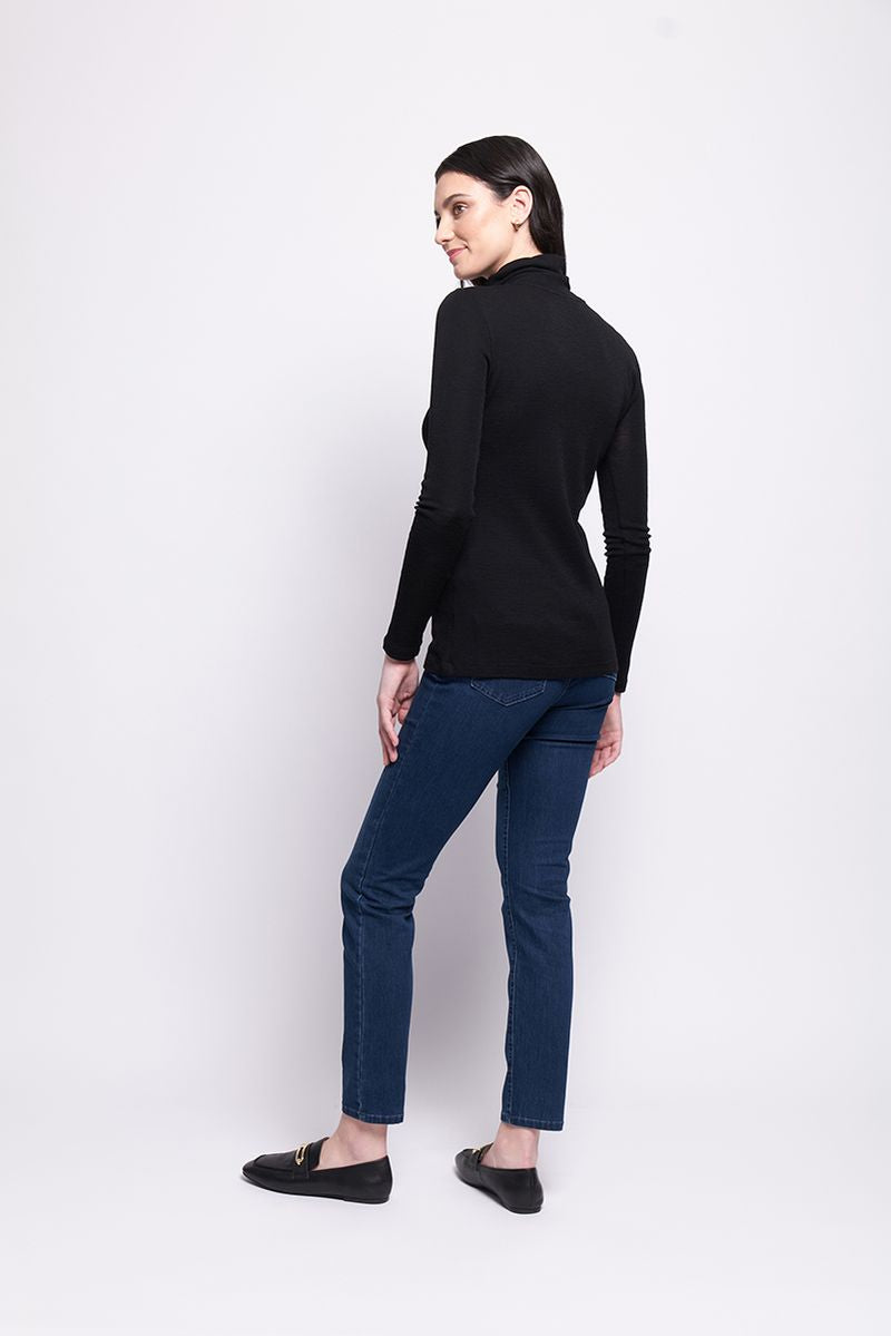 FOIL - MERINO POLO NECK SWEATER