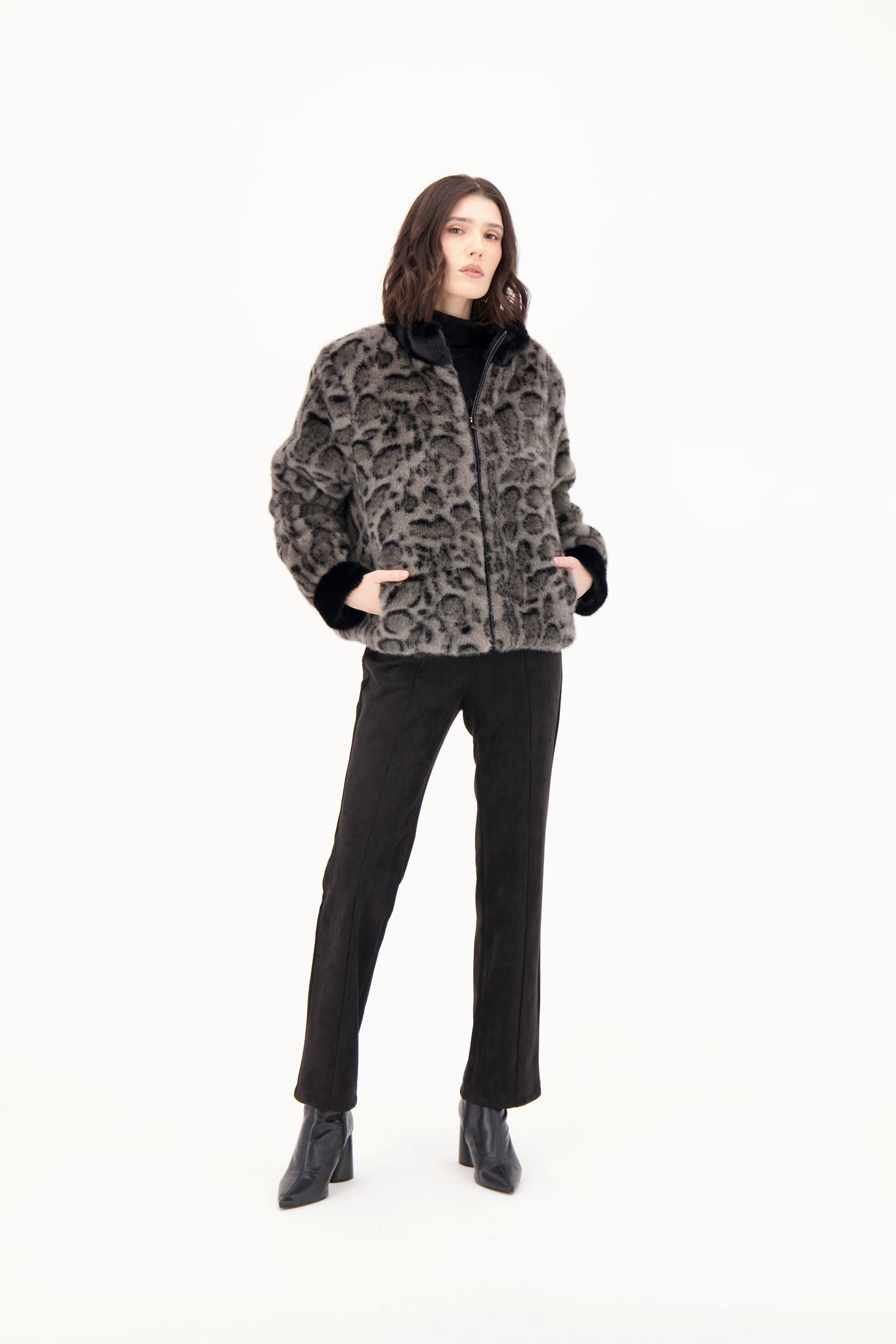 SPANNER - ANIMAL PRINT BOMBER