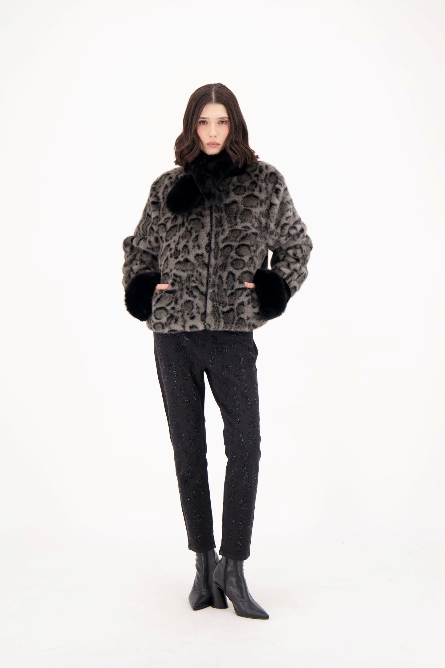 SPANNER - FAUX FUR SCARF