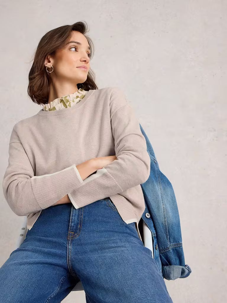 WHITE STUFF - OLIVE JUMPER