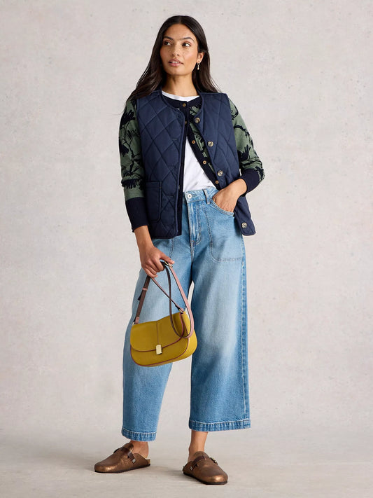 WHITE STUFF - LULU PRINT CARDIGAN