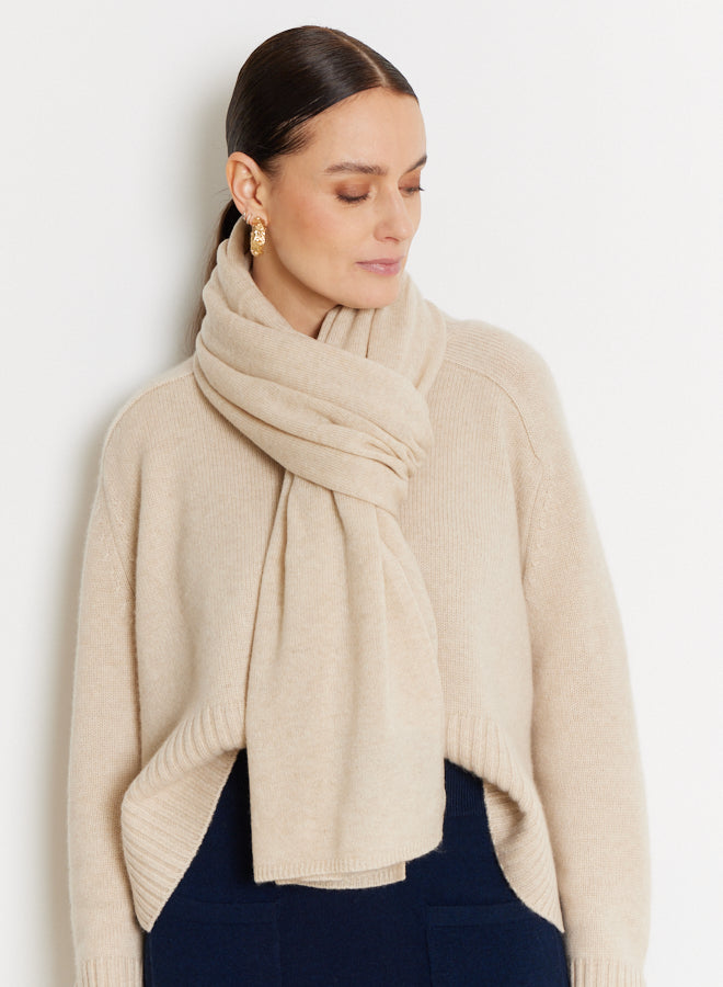 NOT SHY CASHMERE - ALBERTINE MARINE SCARF