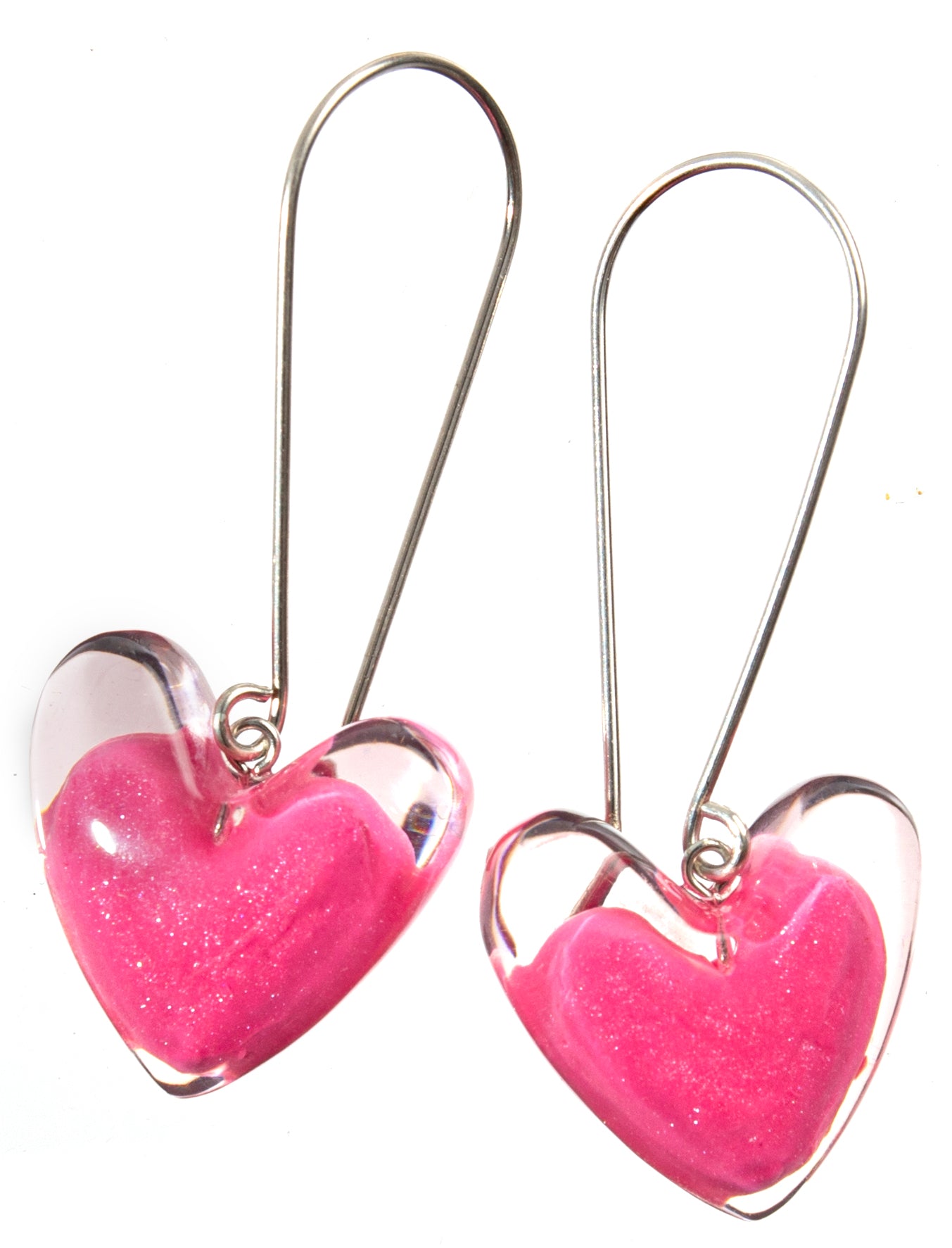 ZSISKA - OLE LONG DROP HEART EARRING