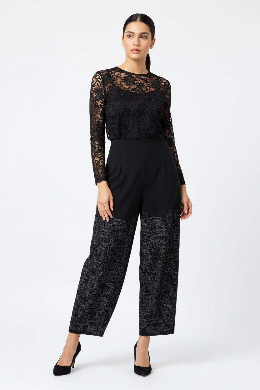 Barrow Embroidered leg Pant