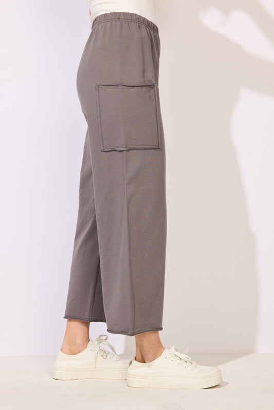 Pocket Flood cotton-spandex pant detail
