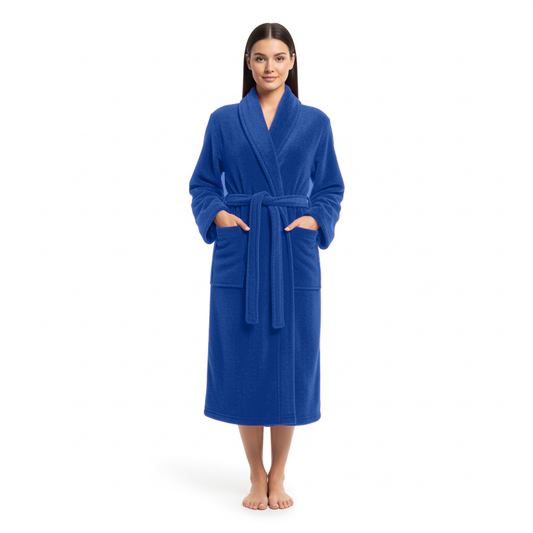 Terry Cotton Bathrobe 450 GSM - Unisex Plush Hotel & Spa