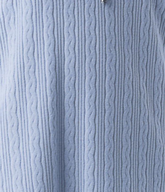 PURE ESSENCE - CABLE MOCKNECK