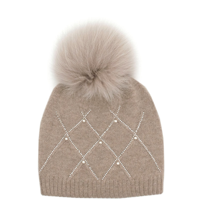 MM - DIAMOND WEAVE WOOL HAT
