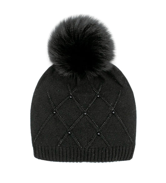 MM - DIAMOND WEAVE WOOL HAT