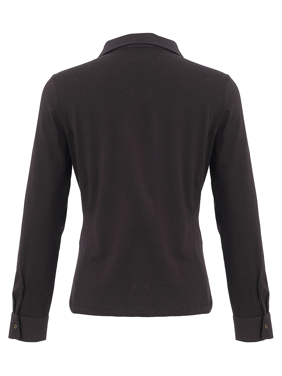 Embroidered/Painted Mid Length Black Shirt
