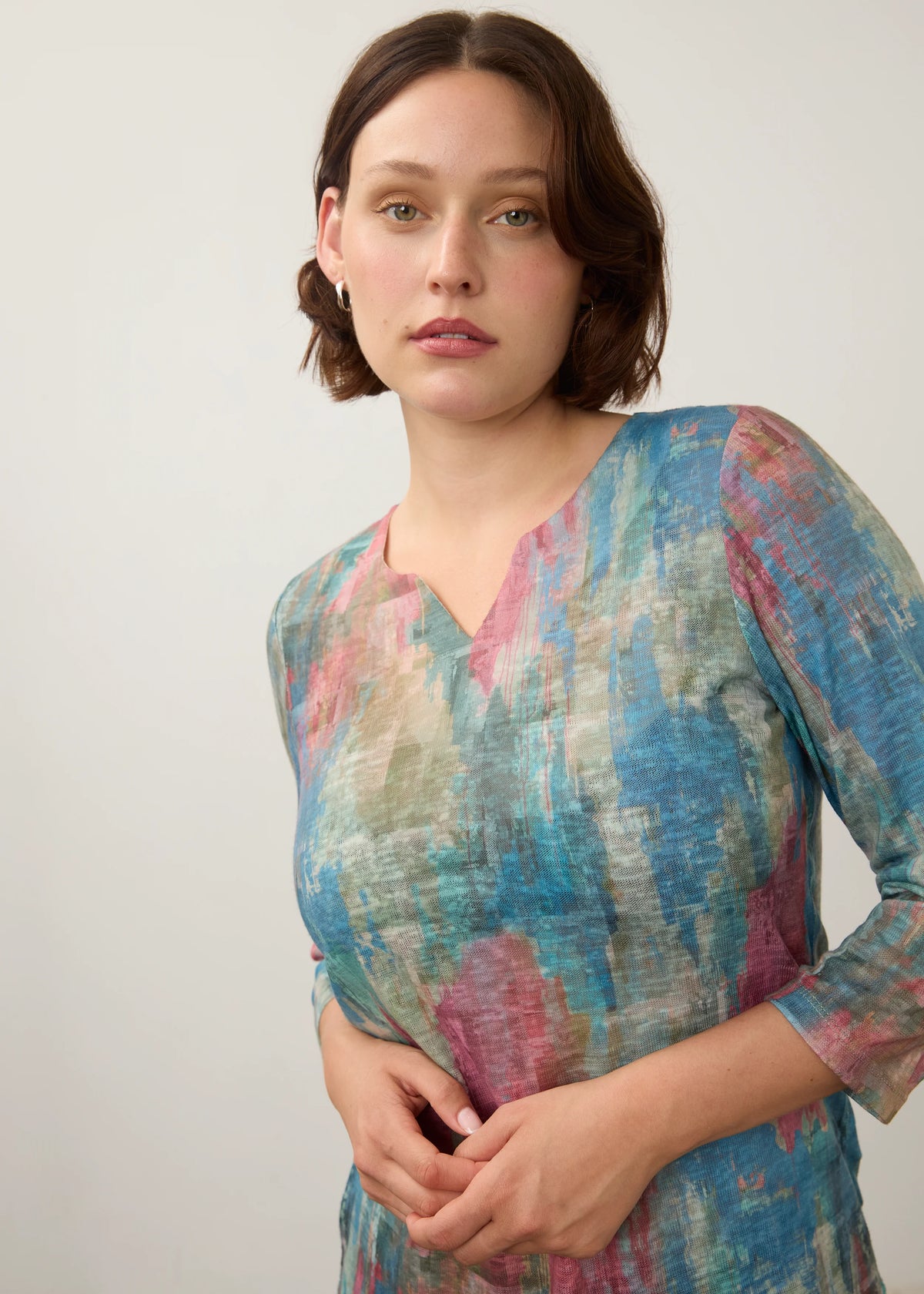 Notch Neck Top