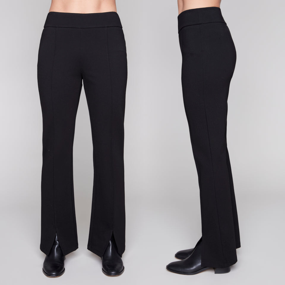 CARRE NOIR - FLARE KNIT PANT
