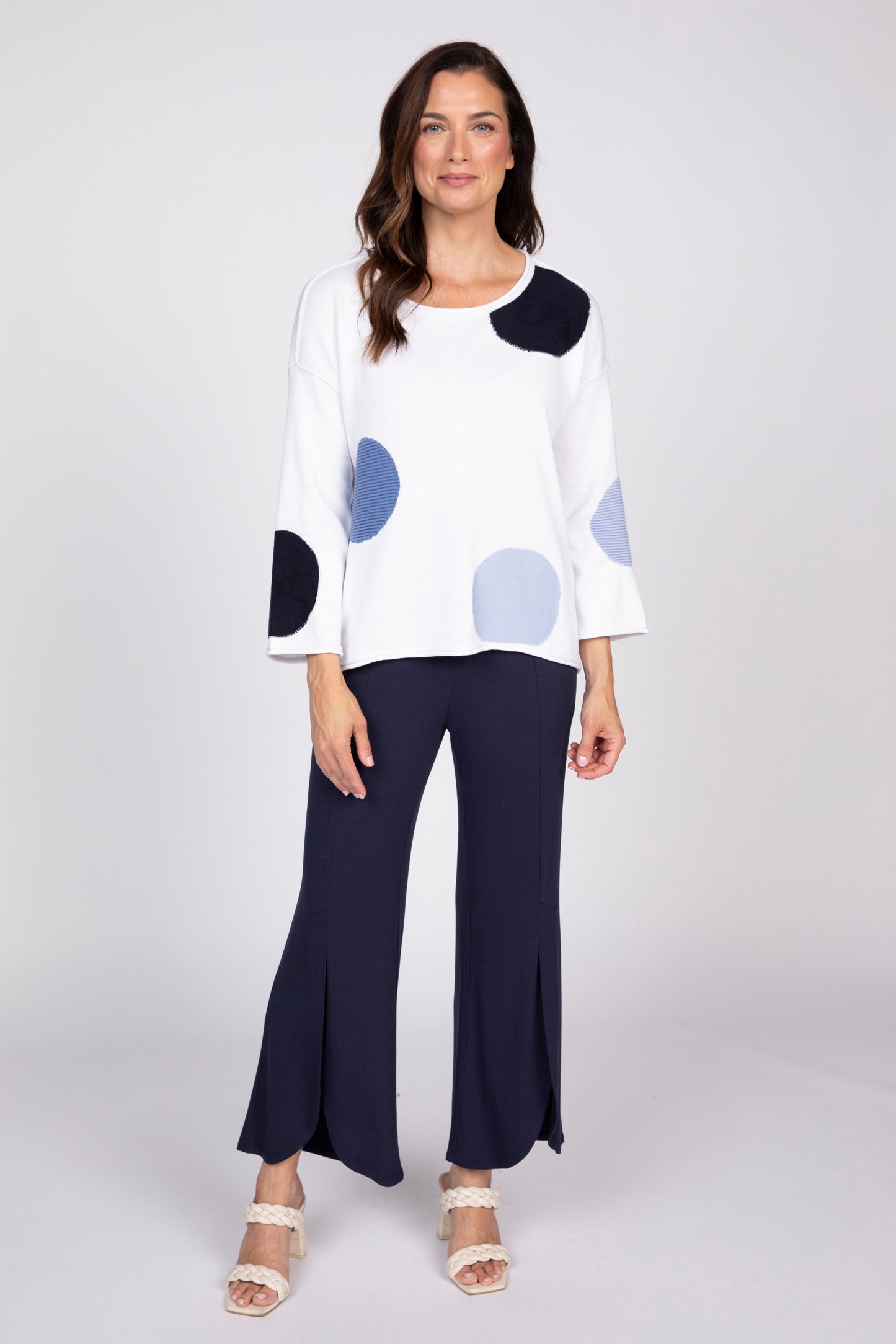 Mixed Dot Pullover - Suttles & Seawinds