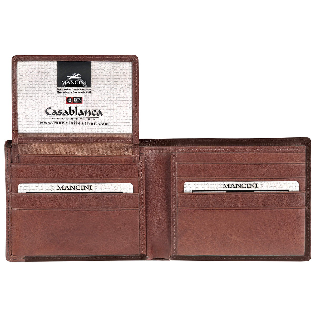Mens RFID Slimfold Wallet With Removable Passcase - Suttles & Seawinds
