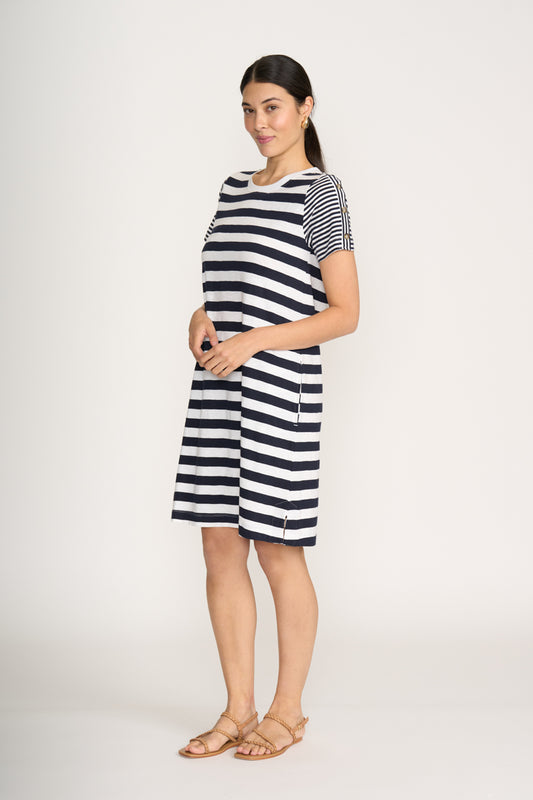 Worth the Hype Dress Stripe
