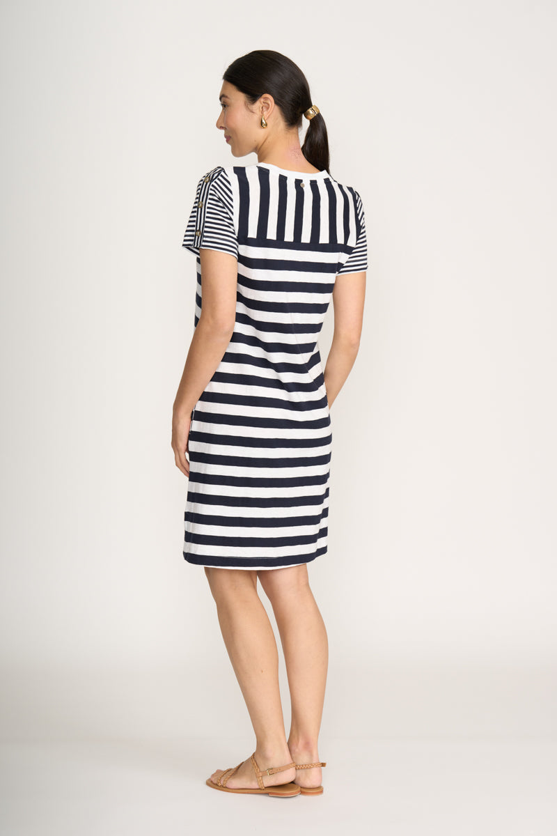 Worth the Hype Dress Stripe
