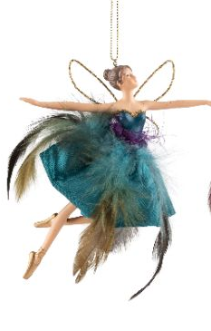Painted Resin Fantasy Ballerina Fairies