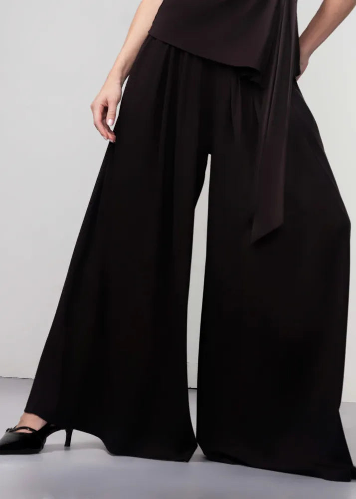 FULL PALAZZO WIDE PLEATED PANTS