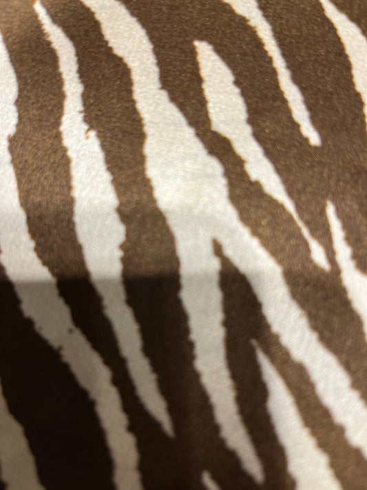 TIGER PRINT SCARF -690119431-CAMEL