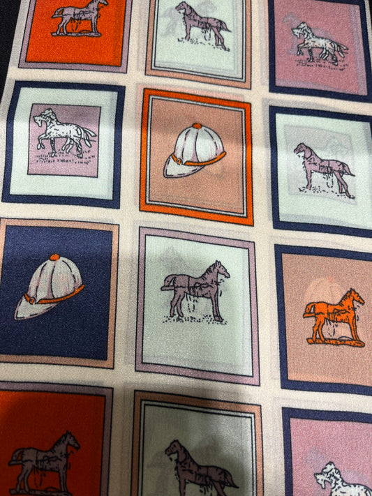 EQUESTRIAN INSPIRED SCARF -690119435