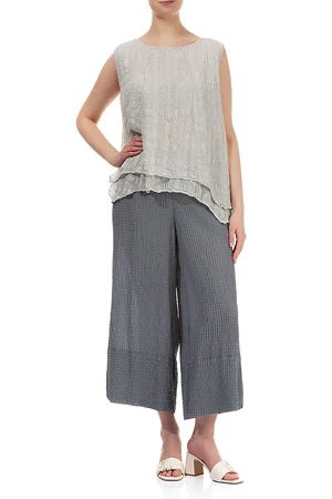 GRIZAS - LAYERED TEXTURED SILK BLOUSE