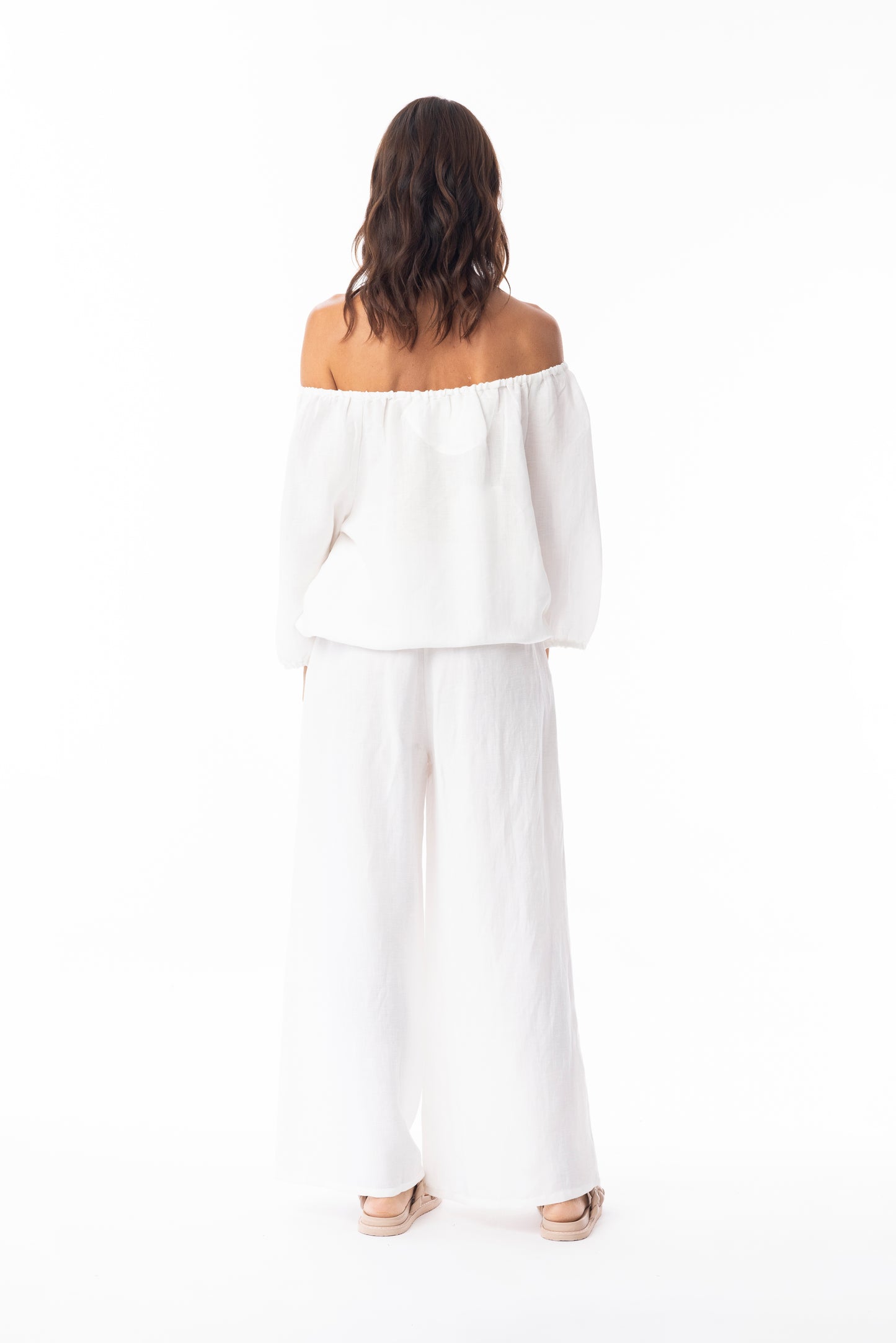 Linen Sleeve Top