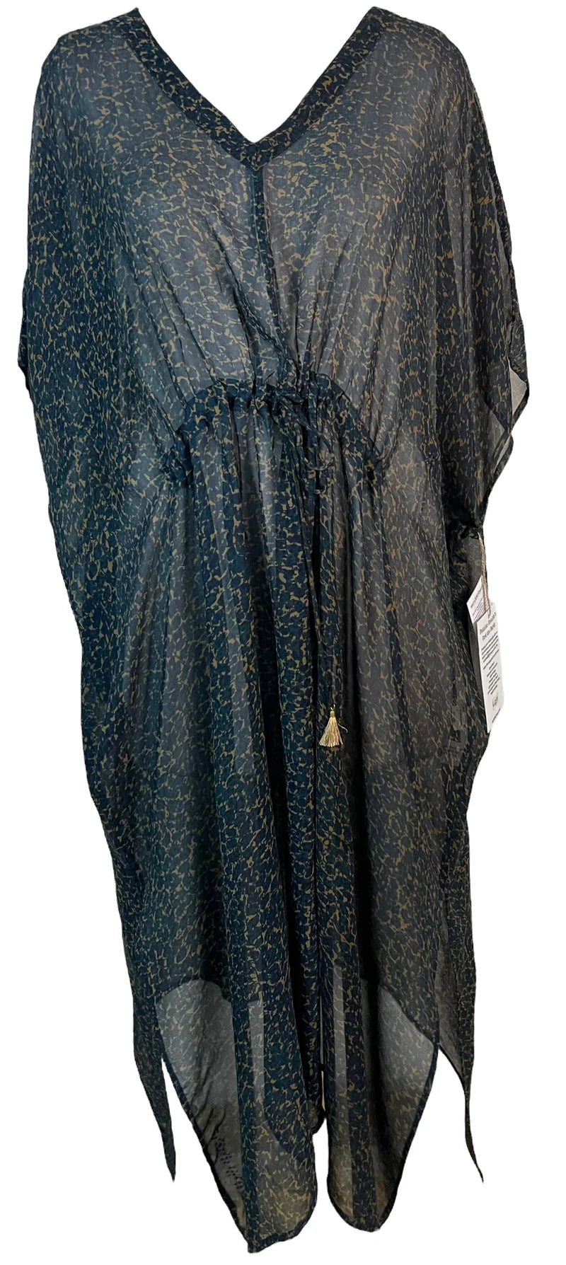 SHEER AVARTAR PURE SILK MAXI KAFTAN