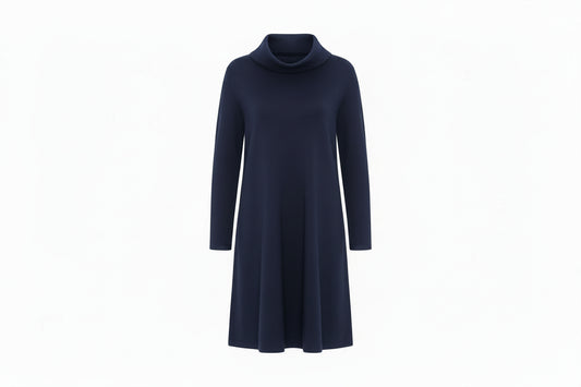 Night - Cowl Neck Knit Dress