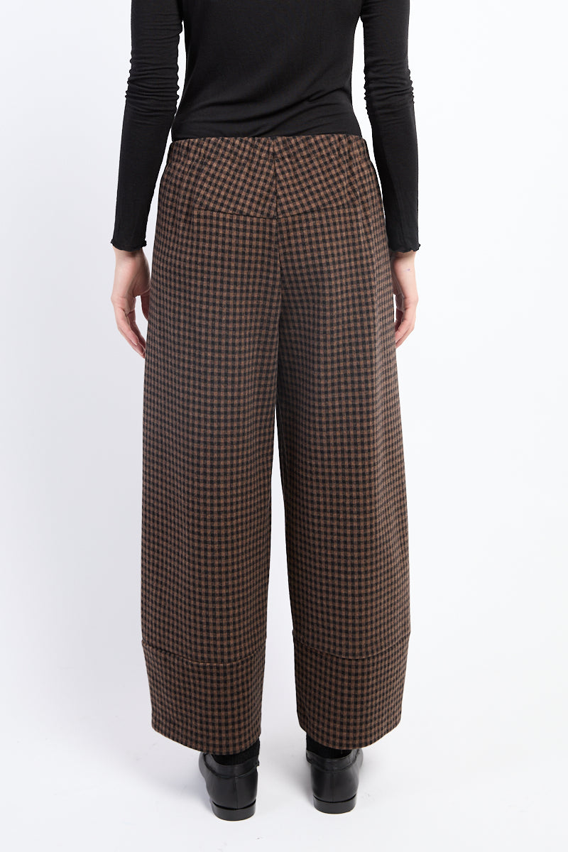 Brushed Vichy Trousers